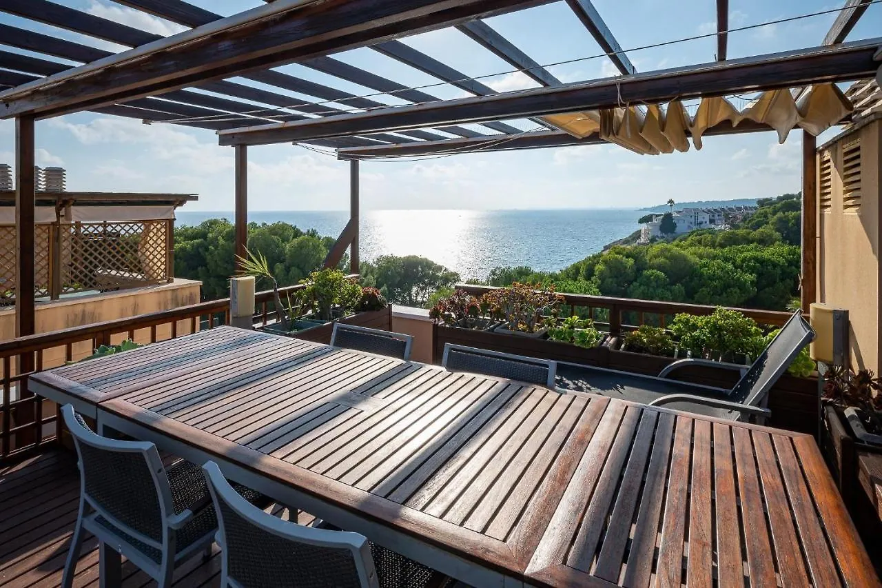 At078 Duplex Con Vistas Al Mar, Piscina, Muy Bien Equipado Villa Torredembarra