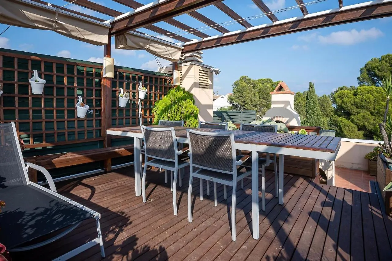 Prázdninový dům Vila At078 Duplex Con Vistas Al Mar, Piscina, Muy Bien Equipado Torredembarra